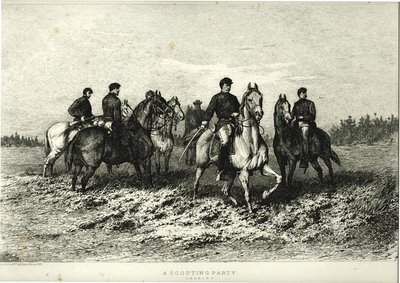 A Scouting Party. Cavalry by Edwin Austin Forbes